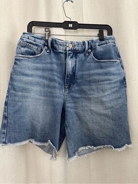 Good American Good Icon denim shorts size 10